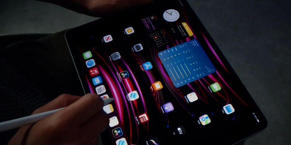 una foto di un tablet di apple