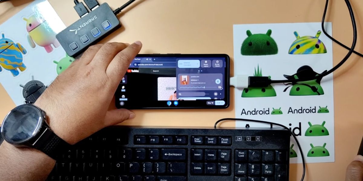 ChromeOS su smartphone Android prova