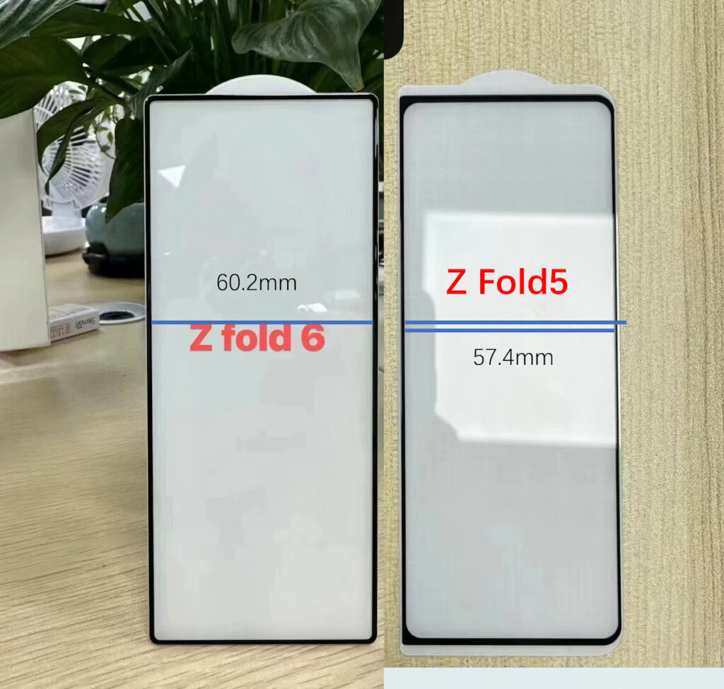 Il probabile display del Samsung Galaxy Z Fold 6